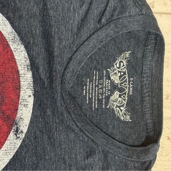 Pepsi Navy Blue Tee with Red, White & Blue Logo vintage style - Picture 3 of 3